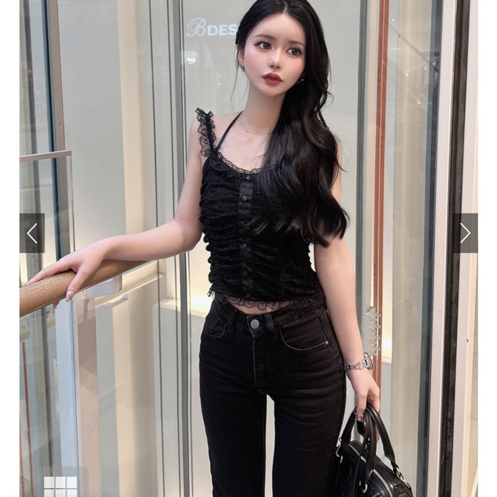 Sexy Cute Halter Lace Camisole